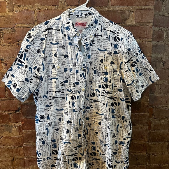 Coleman Other - Coleman Men's Blue and White Shirt
